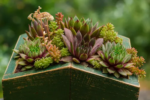 Kamenita terasa s mediteranskim biljem